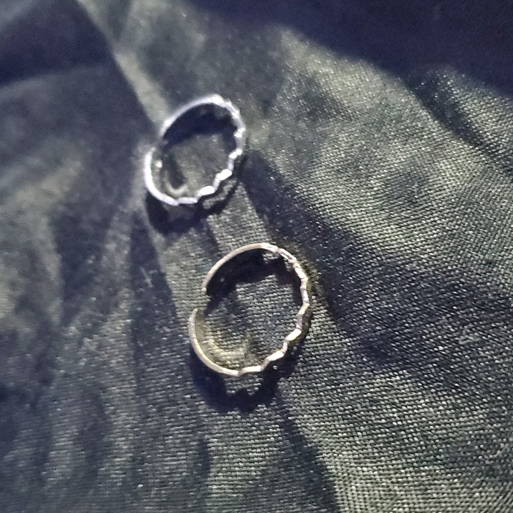 Silver and Gold Toe Rings